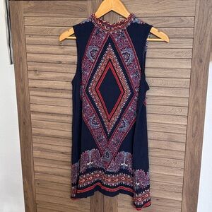 XHILARATION High Neck A-Line Dress, Size Medium